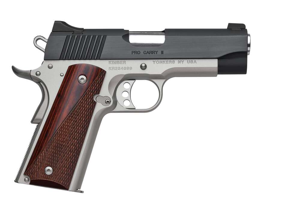 Handguns Kimber America ZPAP M70 45ACP KIMBER 1911 PRO CARRY II TWO-TONE 45ACP 4